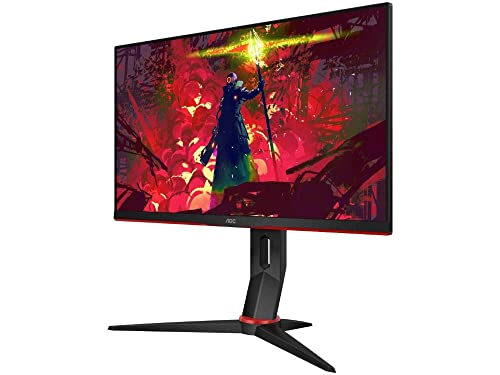 Como ajustar as configurações de imagem no Monitor Gamer AOC 24G2?